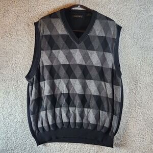 Axist Sweater Vest - Men's Size XXL - Black‎ and Gray